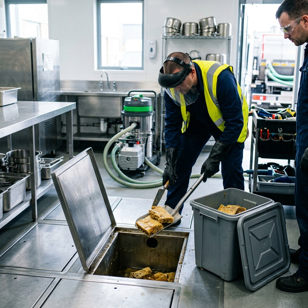 Desentupir Caixa de Gordura - Comercial Desentupidora